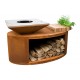 Palenisko-grill ogrodowy Artiss G3 corten