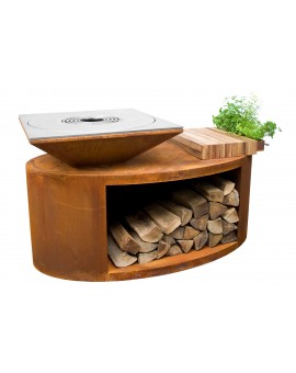 Palenisko-grill ogrodowy Artiss G3 corten