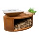 Palenisko-grill ogrodowy Artiss G3 corten