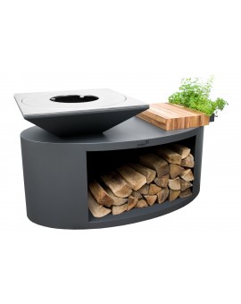 Palenisko-grill ogrodowy Artiss G3 grafit