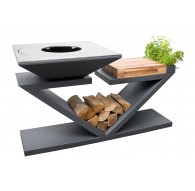 Palenisko-grill ogrodowy Artiss G5 grafit