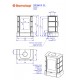 Romotop - piec kaflowy SIENA N 01 z dolotem powietrza