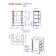 Romotop - piec kaflowy SIENA N 01 z dolotem powietrza