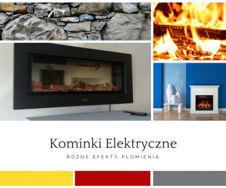 Kominki elektryczne- różne efekty płomienia